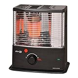 ZIBRO RS 30 - Mechanischer Brennstoffofen, 3000 W, schwarz, von 24 m2 - 44 m2, Betankung auch mit den neuen Toyotube-Nachfüllungen, Energieeffizienzklasse A