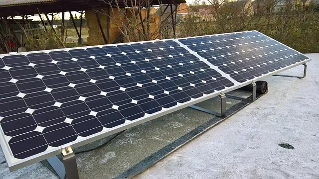 Ausgerichtete Solarmodule