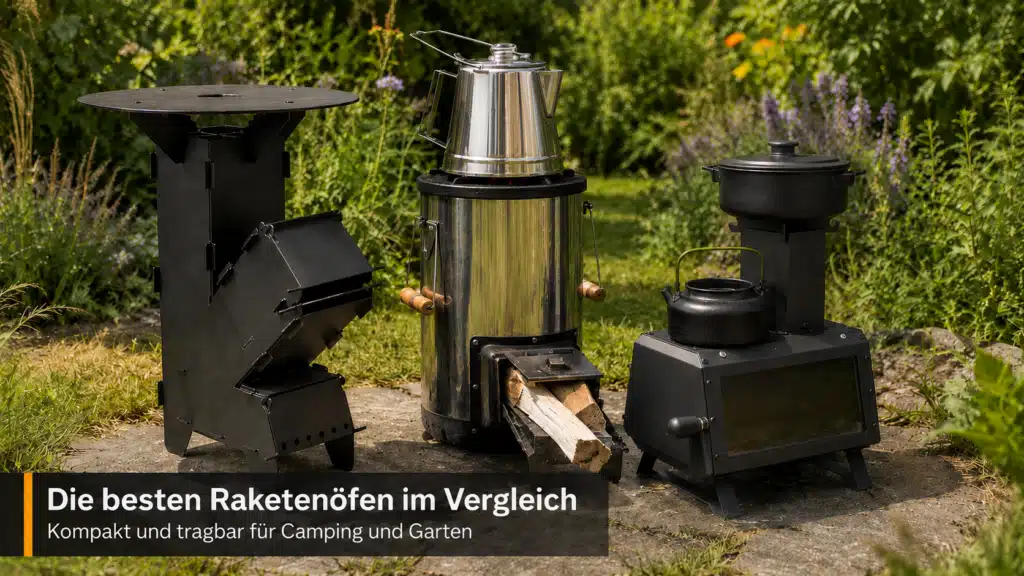 - Raketenöfen im Vergleich für Camping und Garten mit Kessel und Dutch Oven