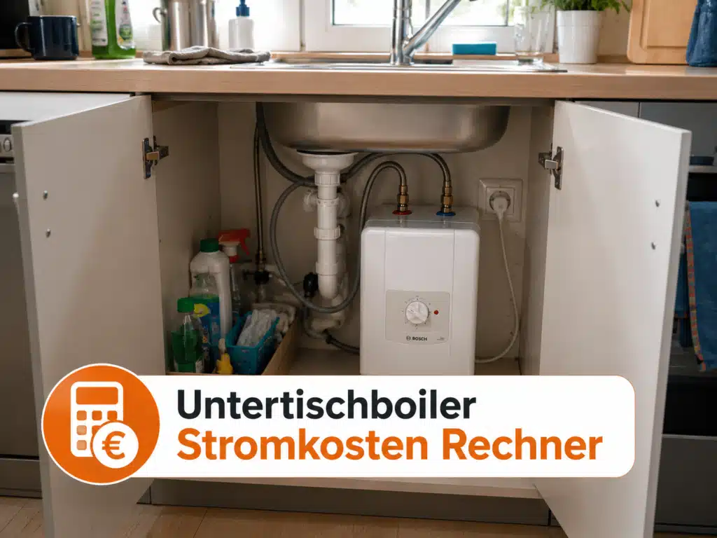 - Untertischboiler Stromverbrauch mit Stromkosten Rechner in der Küche